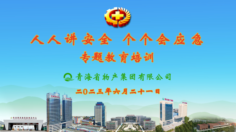 提高安全管理水平 落實(shí)全員安全責(zé)任——集團(tuán)安委會舉辦2023年“人人講安全，個個會應(yīng)急”專題教育培訓(xùn)