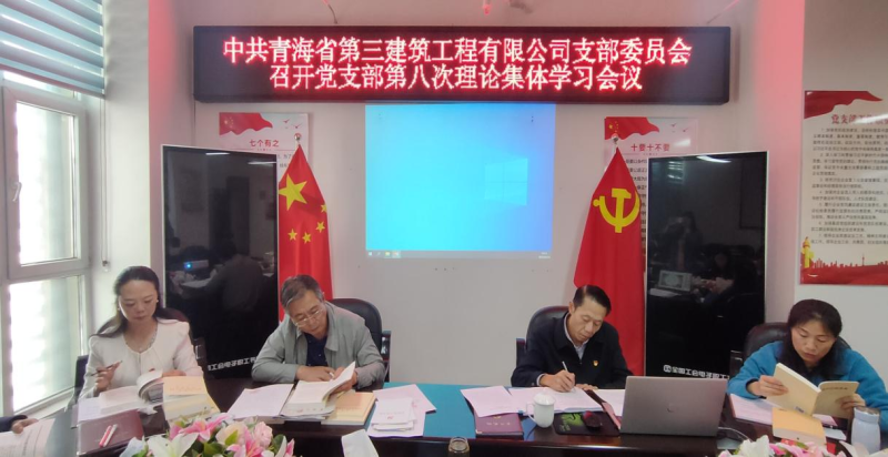 三建公司黨支部召開第八次理論集體學習會 ----集團黨委委員、紀委書記講主題教育專題黨課